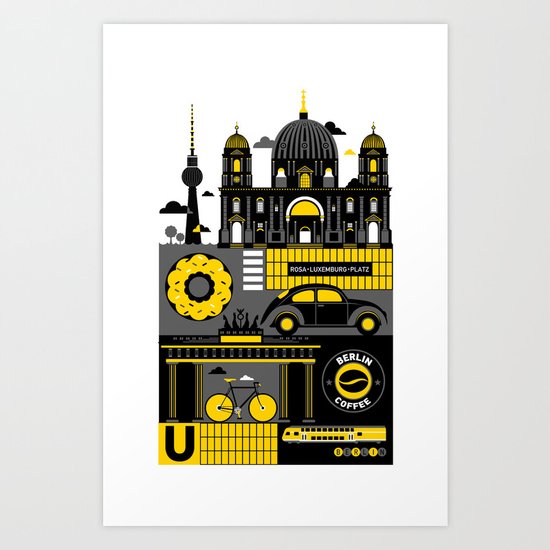 Berlin Art Print