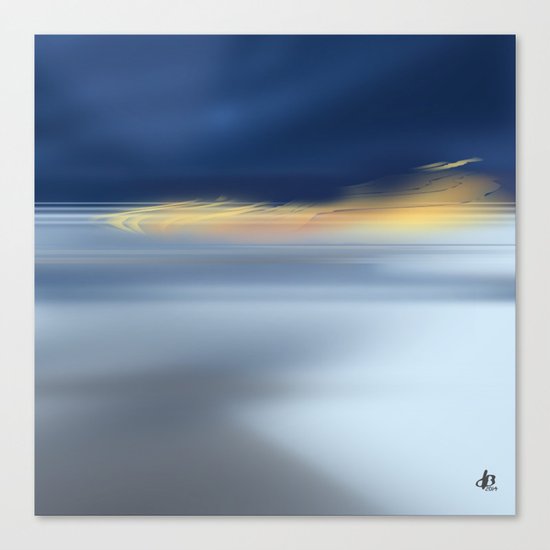 Midnight Sea Canvas Print