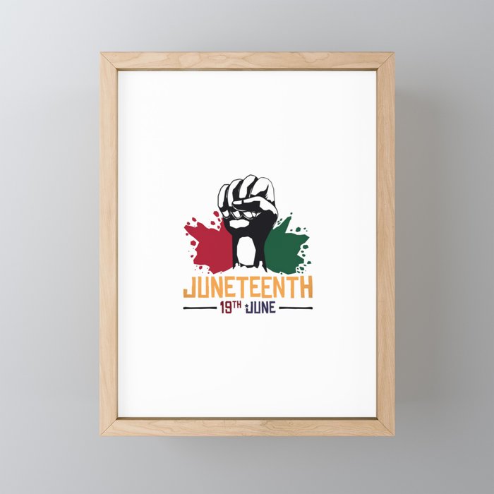 juneteenth Framed Mini Art Print