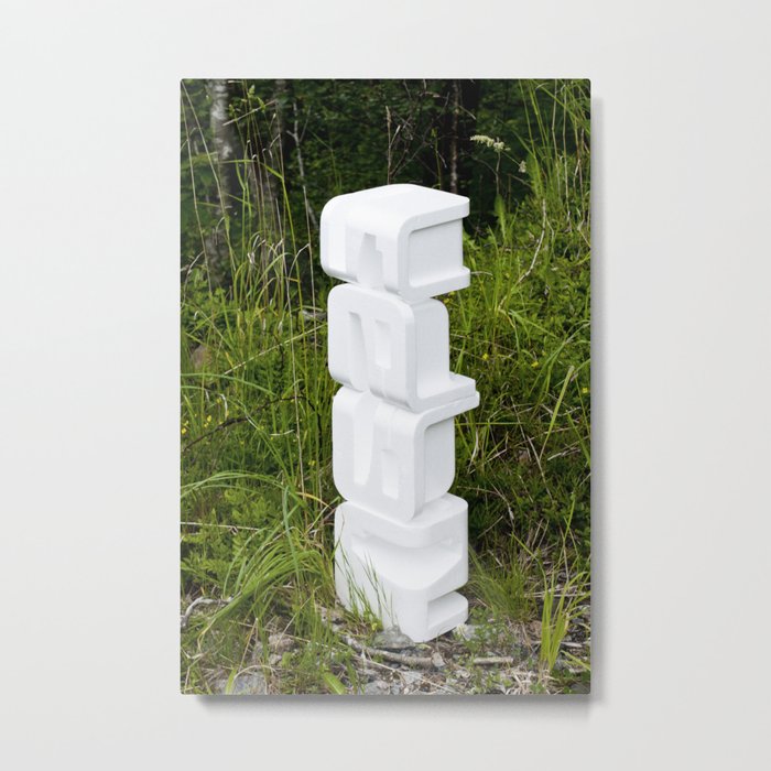 Untitled (iMac Styrofoam) Metal Print