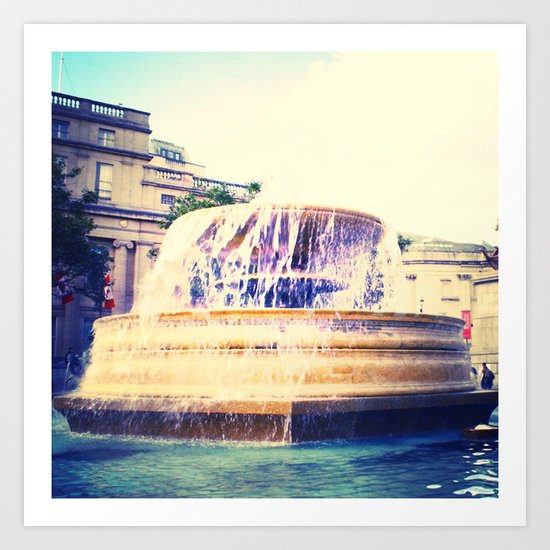 Fountain of Trafalgar Art Print