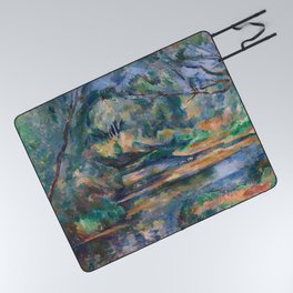 The Brook by Paul Cézanne Picnic Blanket