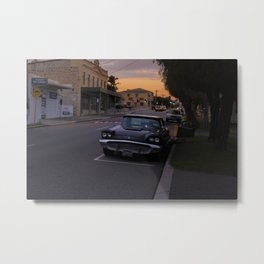 Classic  in Fremantle Metal Print | Hi Speed, Color, Sunset, Film, Kodak, Classic Car, 120, Cinematic, Medium Format, Photo 