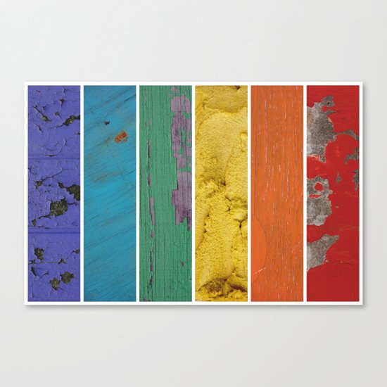 texture rainbow Canvas Print