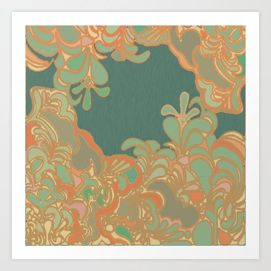 Turq Art Print
