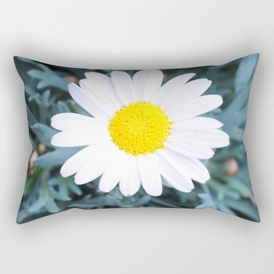 SMILE - Daisy Flower #1 Rectangular Pillow