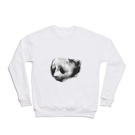 Panda peeking through the Snow Crewneck Sweatshirt