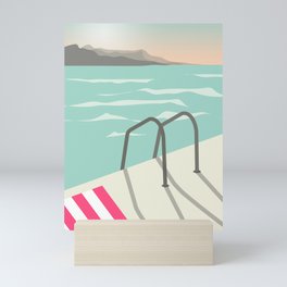 Stepping into the Sea, Croatia Mini Art Print