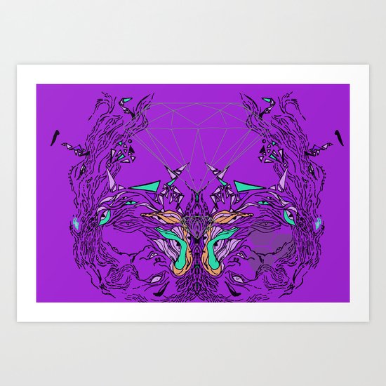 cuspo-simetrico Art Print