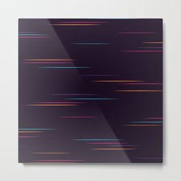 Glitch of the Future Synthwave Metal Print