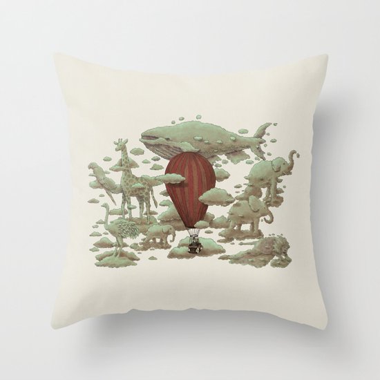 Cloud Watching Throw Pillow