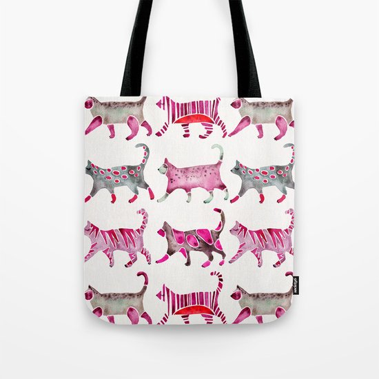 Cat Collection – Magenta Palette Tote Bag