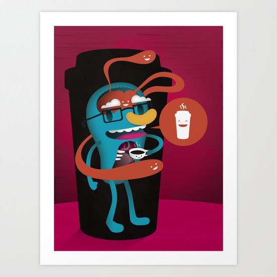 Magic In A Cup Art Print