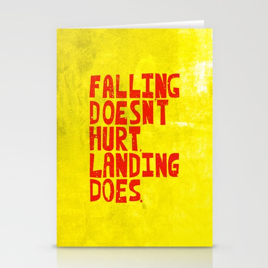 Falling Stationery Cards