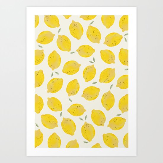 LEMON Art Print