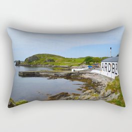 Ardbeg Distillery in Islay Rectangular Pillow