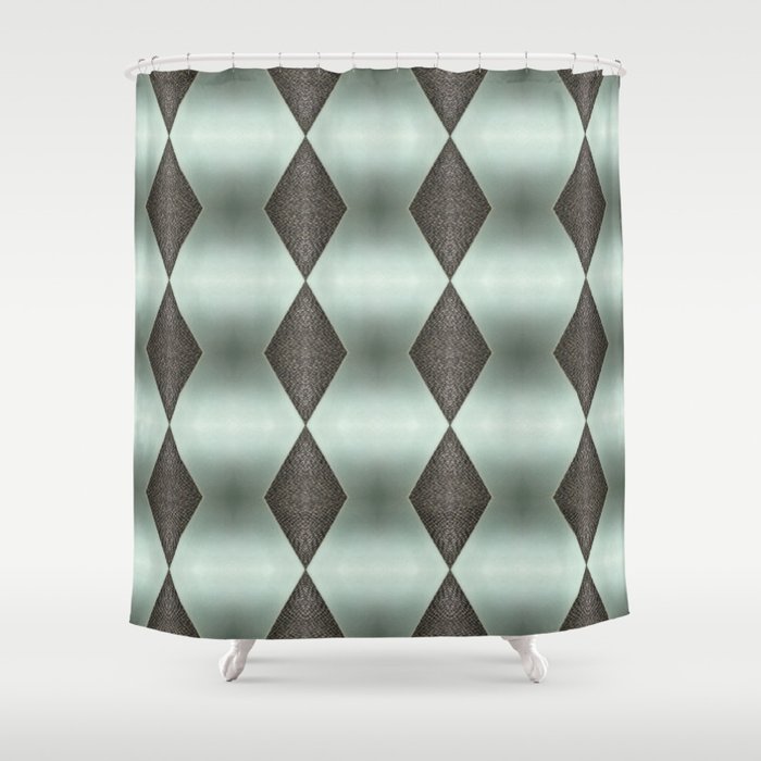 Chocolate Brown No 5 Shower Curtain, Chocolate Brown And Teal Shower Curtain
