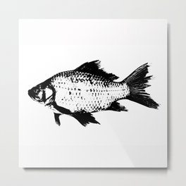 Black Fish Metal Print