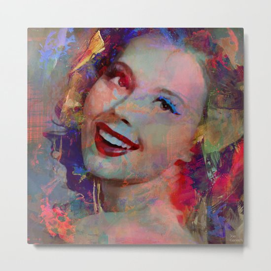 Smile of Pin Up Metal Print