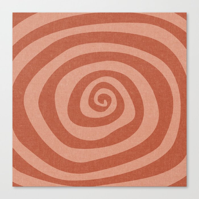 boho hypnosis - terracotta Canvas Print