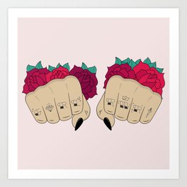 Fists Art Prints Society6