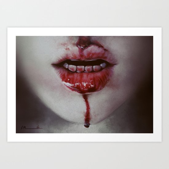 Blooood Art Print