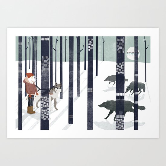 Us and Them Art Print