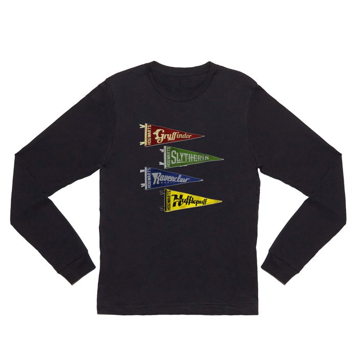Vintage Hogwart's Pennant Collection Long Sleeve T Shirt
