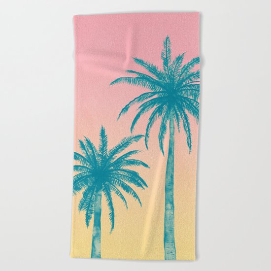 Palm Trees Beach Towel