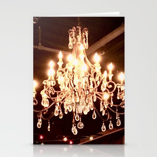 Enchanted Chandelier Lighting Stationery Cards