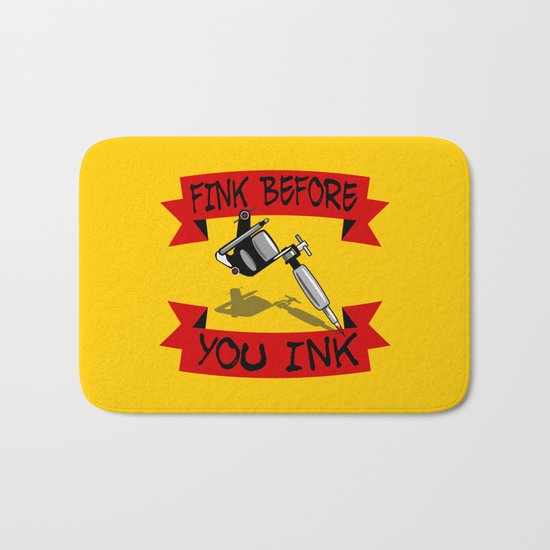 Tattoo Regret Bath Mat