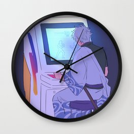 Sakata Gintoki Gintama Wall Clock | Gintoki, Tatsuma, Okita, Sakata, Katsura, Yoshida, Shinsuke, Kondo, Gintama, Kagura 