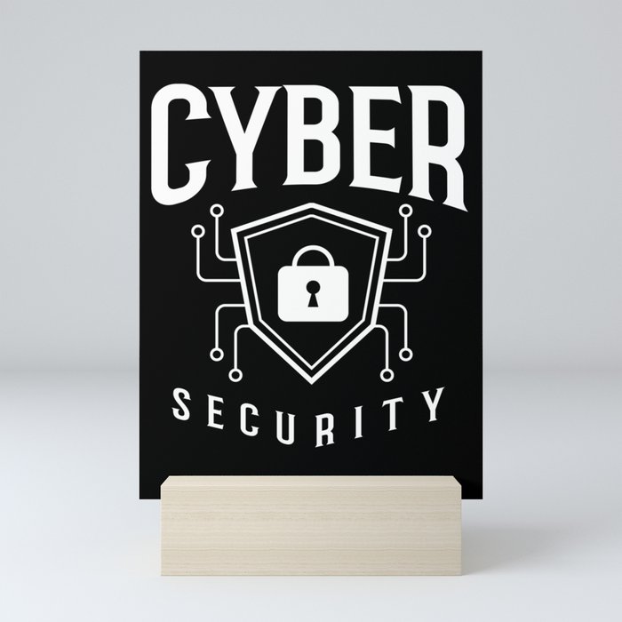 Cyber Security Analyst Engineer Computer Training Mini Art Print