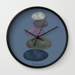 Balancing stones Wall Clock