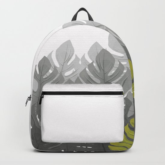 Tropical leaves 03 Backpack