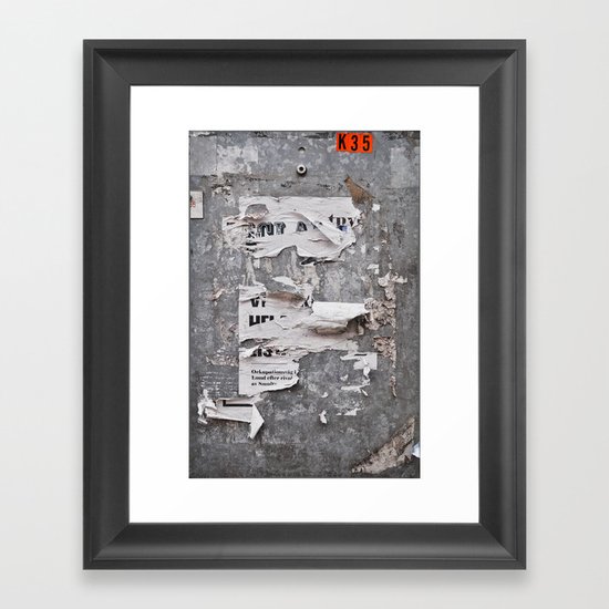 Urban Archaeology - Copenhagen Framed Art Print