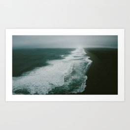 ocean sea beach surf Art Print
