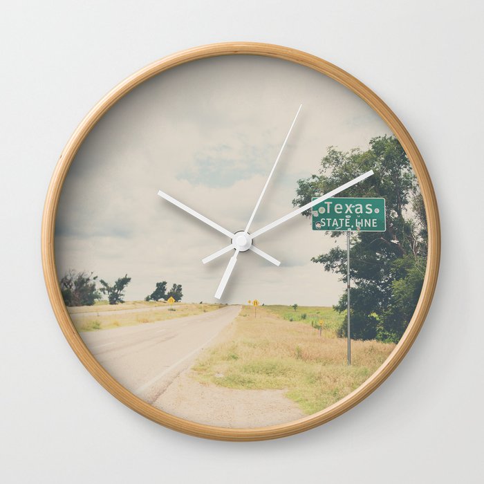 Texas state line ... Wall Clock