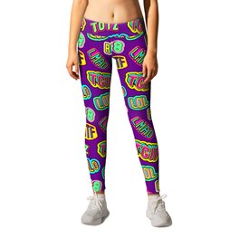 Colorful design with word patches. Leggings | Pattern, Dope, Cool, Trendy, Tgif, Seamless, Teen, Digital, Culture, Colorful 