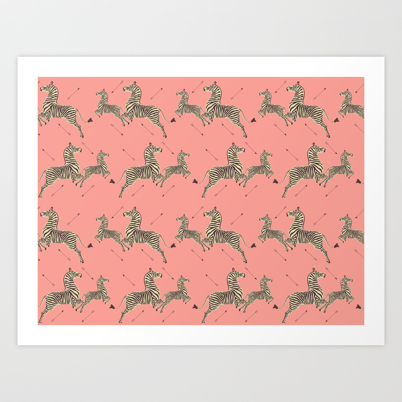 pix Red Zebra Wallpaper Royal Tenenbaums royal tenenbaums zebra wallpaper pink art print by sydneykoffler