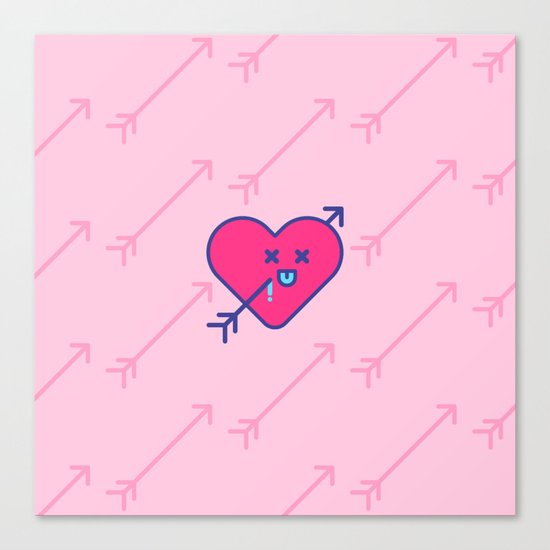 love arrows Canvas Print