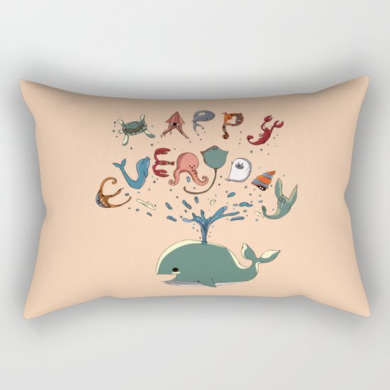 Happy Everyday Rectangular Pillow