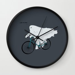 Negative Ghostrider G Wall Clock | Curated, Scary, Illustration, Funny 