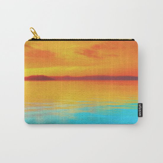 sunset beachh Carry-All Pouch