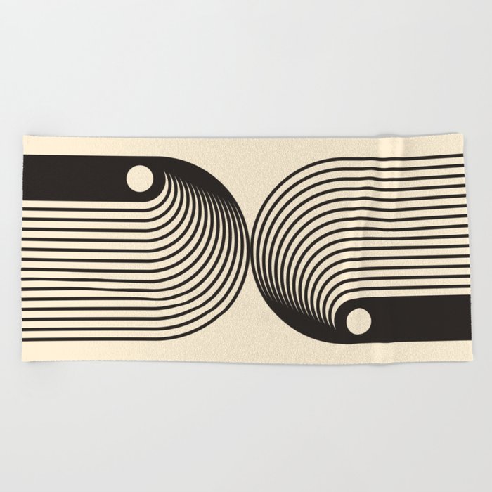 Abstraction_SUNSHINE_CONNECT_LOOP_BALANCE_POP_ART_0426B Beach Towel