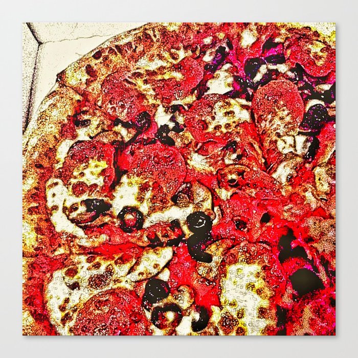 Pizza Canvas Print