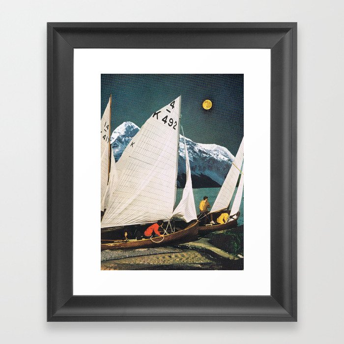 "Moon" Framed Art Print