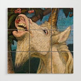 Unicorn by Osmar Schindler Wood Wall Art