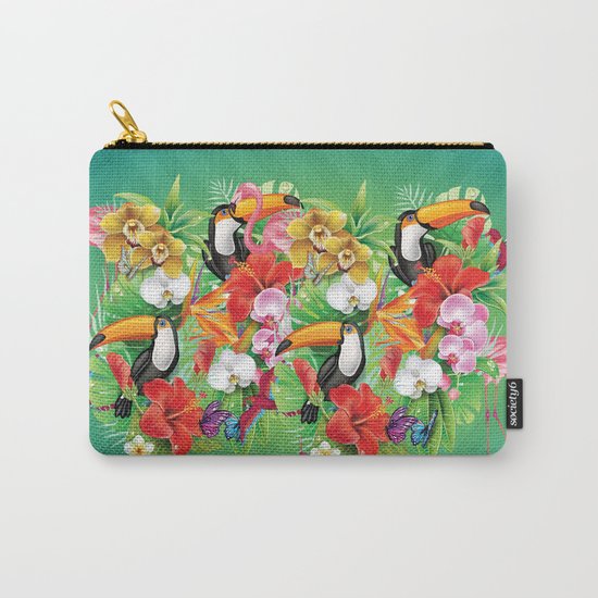 tropical karnaval Carry-All Pouch