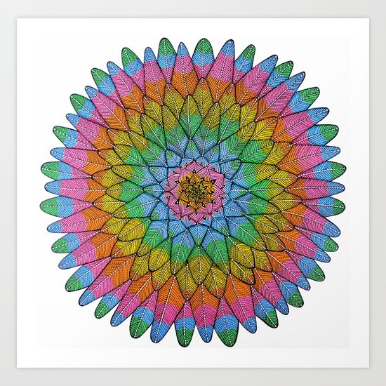 Meditaction Art Print